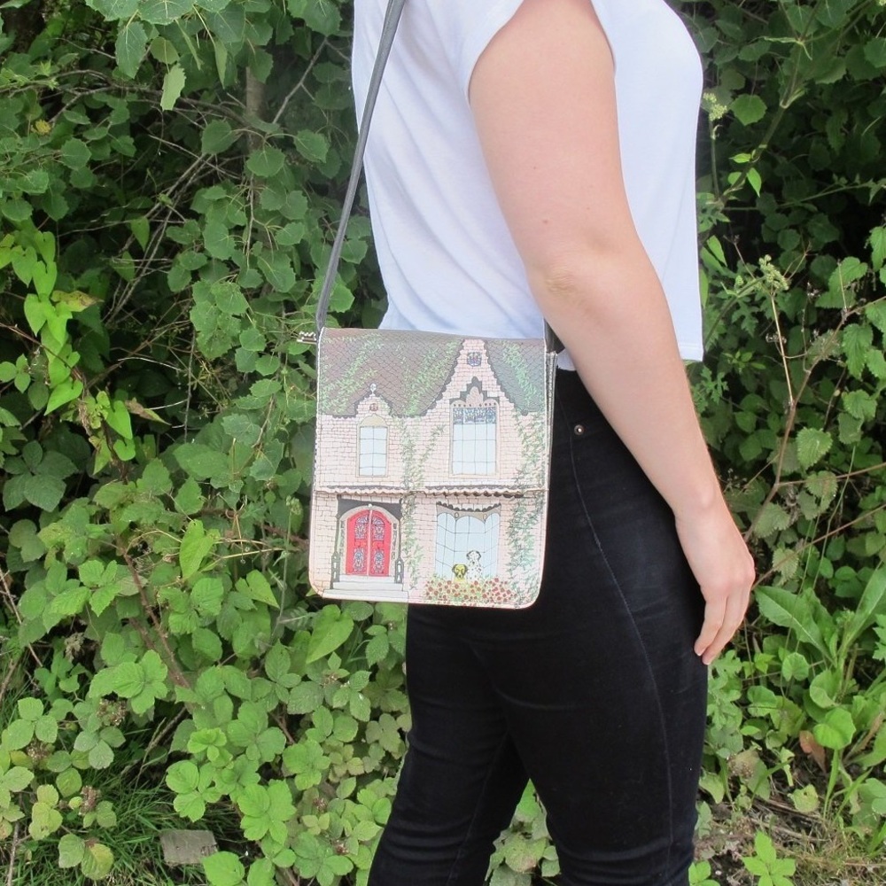 Whimsical House Design Crossbody